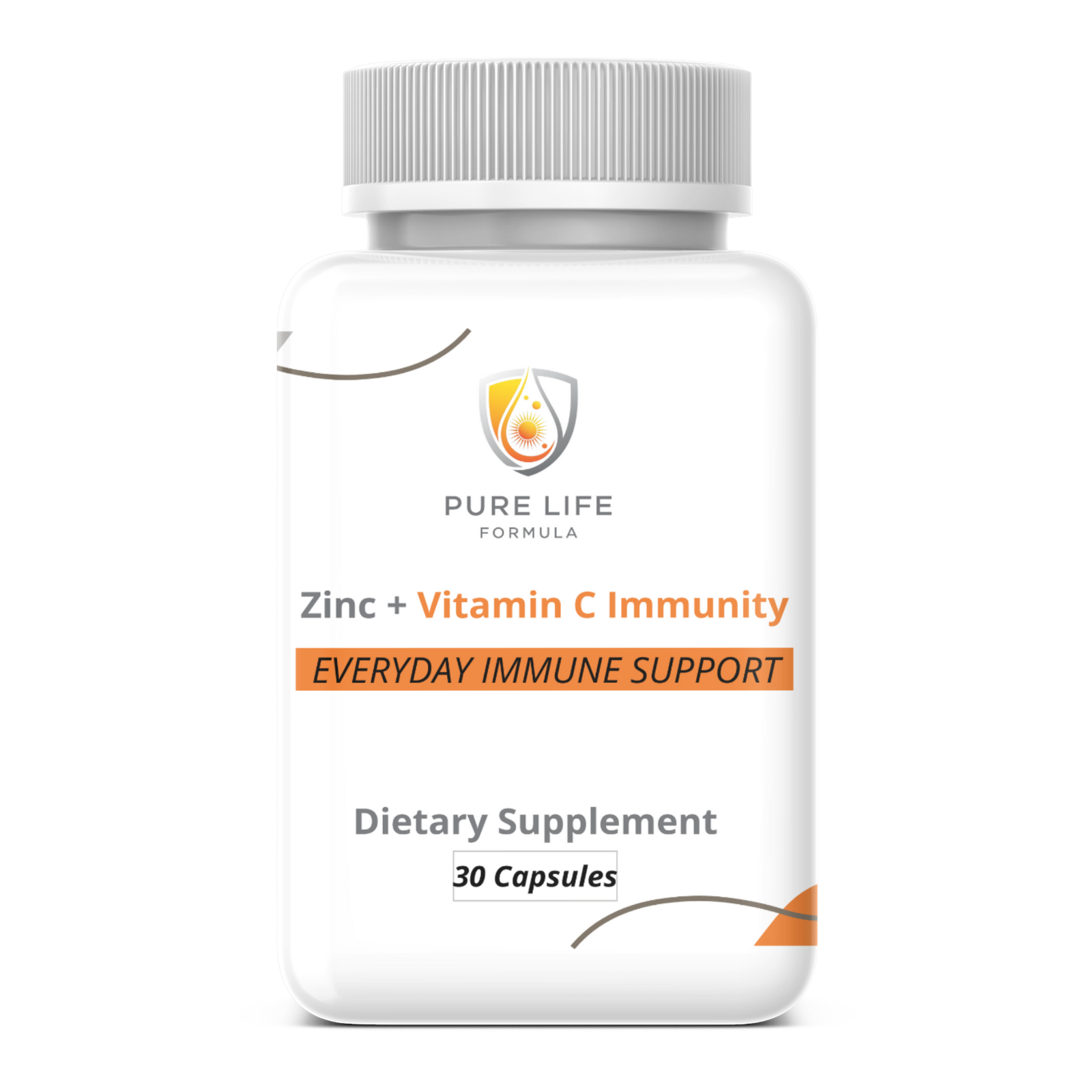 Zinc + Vitamin C Immunity (1 Bottle x 30 Capsules)