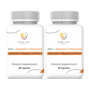 Zinc + Vitamin C Immunity (2 Bottle x 60 Capsules)